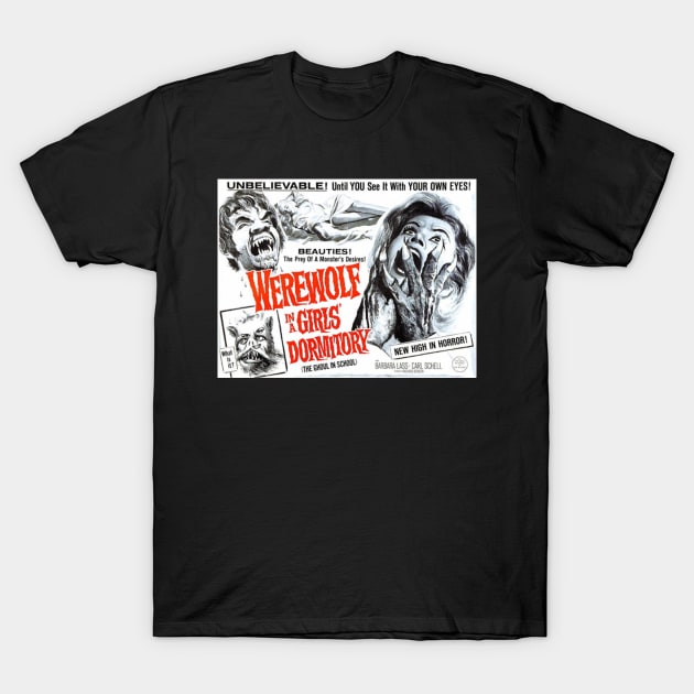 Werewolf in a Girls Dormitory T-Shirt by aknuckle